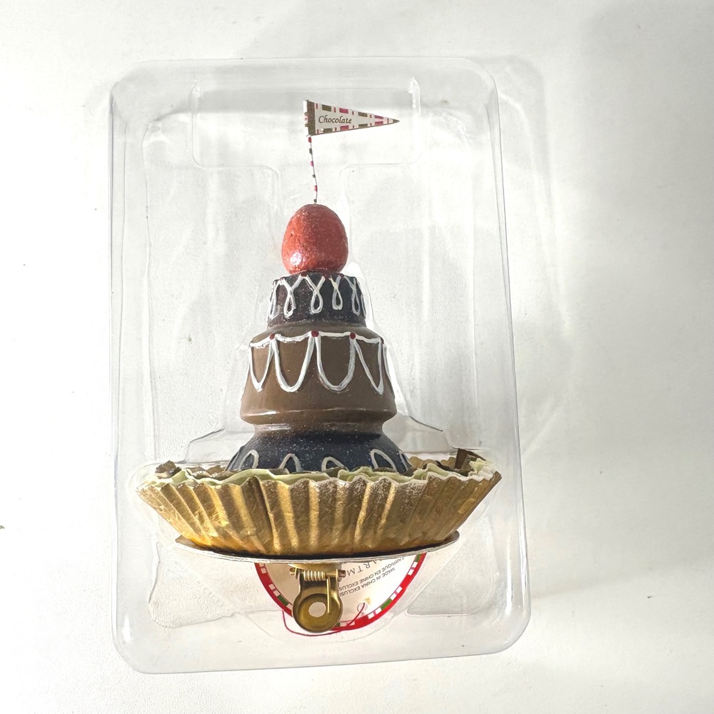 Glitterville Treeditions Candy Visions Department 56 Chocolate Cake Ornament